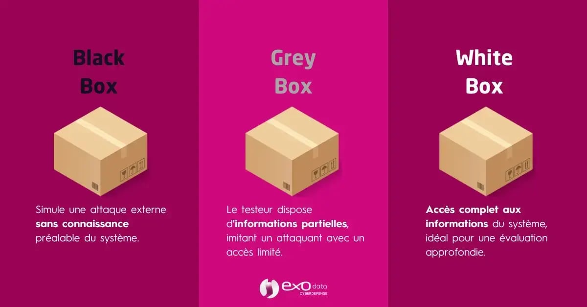 Les types de pentesting