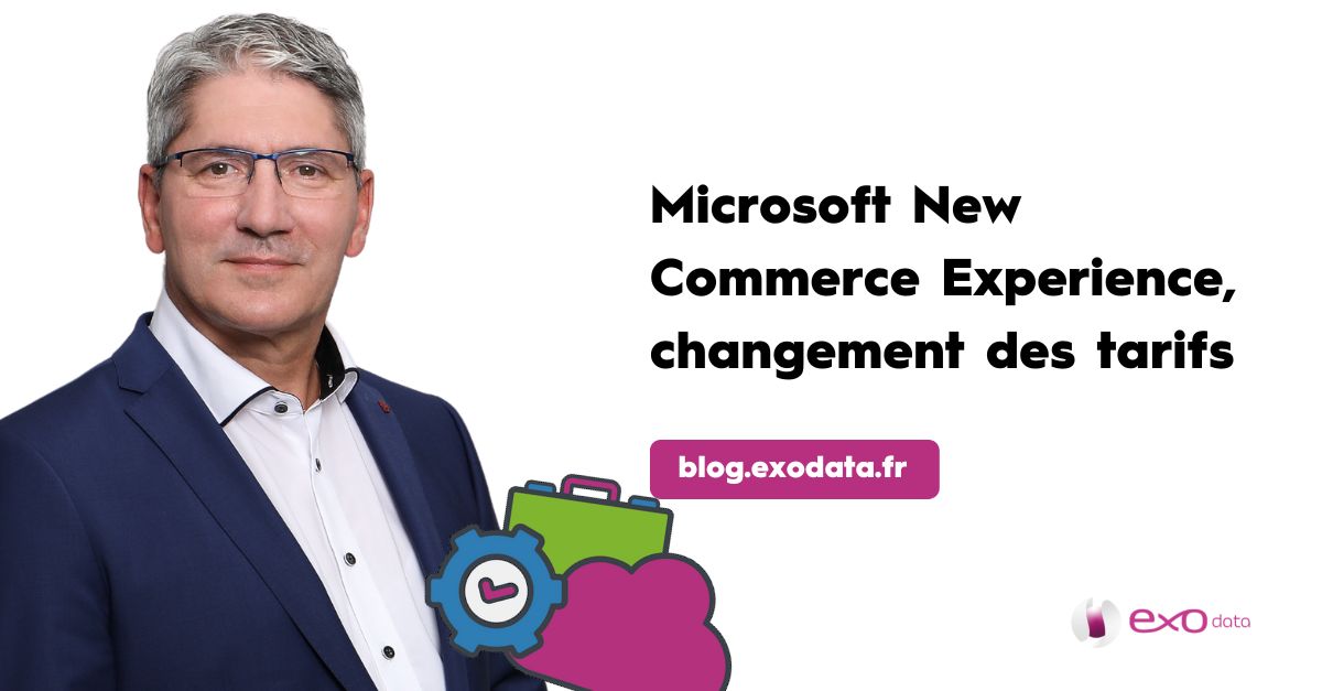 Microsoft New Commerce Experience, changement des tarifs