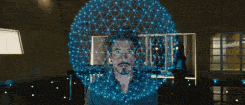 iron man hologram GIF iron man hologram GIF